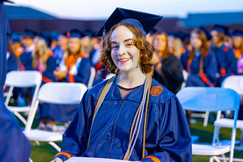 Students celebrate graduating